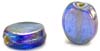 Badam Blue Rainbow Bead - click here for large view